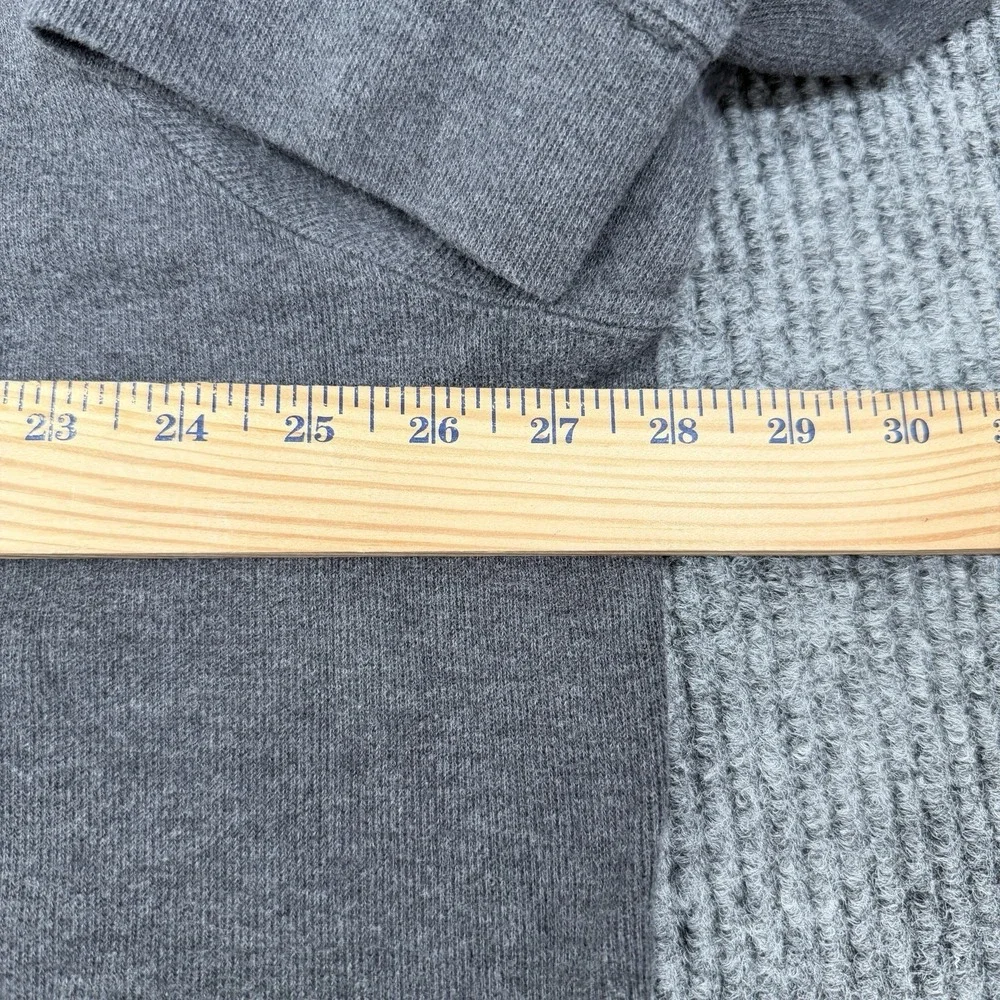 Polo Ralph Lauren Men's Estate Rib 1/4 Zip Pullover Sweater XL Gray‎ Preppy